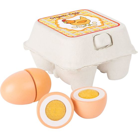 Ouă din lemn cu bandă velcro