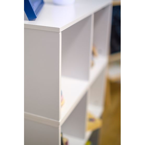 Ourbaby - Sistem de rafturi pentru copii 3in1 - alb-gri