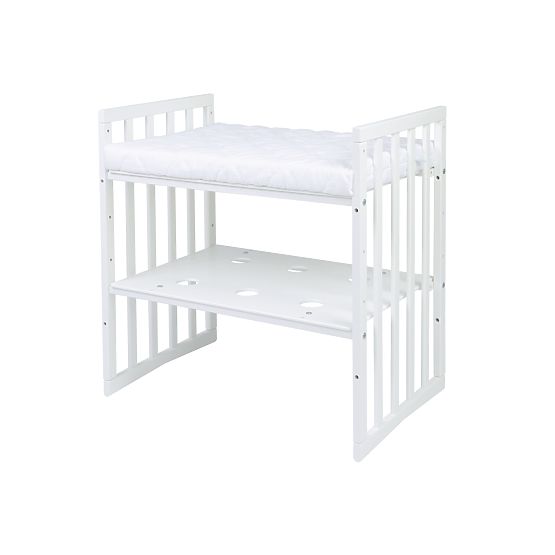 Pătuț oval extensibil Ruby 7 în 1 - alb