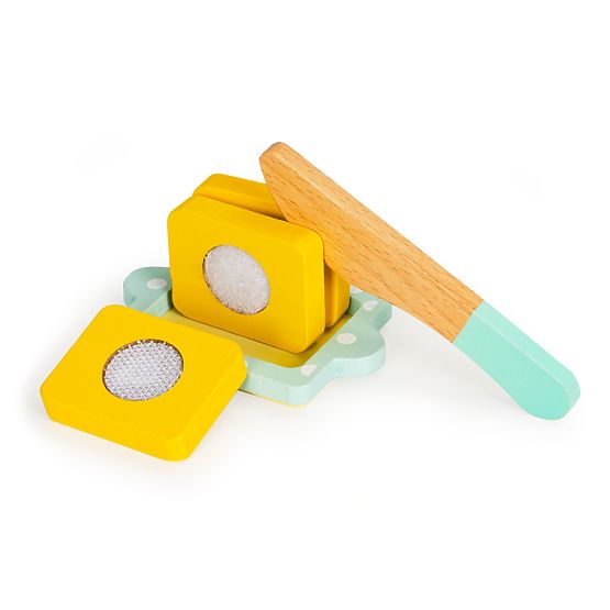 Pâine de pâine din lemn cu accesorii