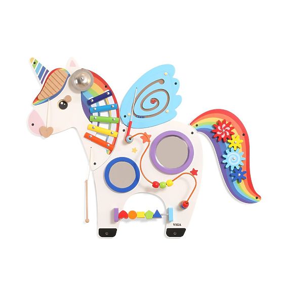 Panou de perete Unicorn Curcubeu