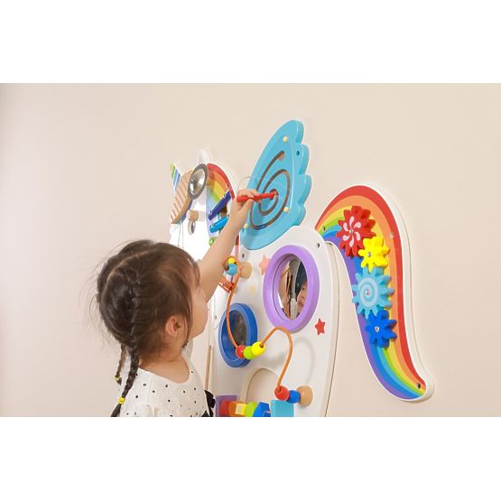 Panou de perete Unicorn Curcubeu