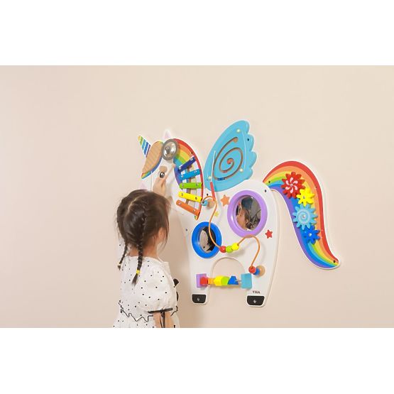 Panou de perete Unicorn Curcubeu