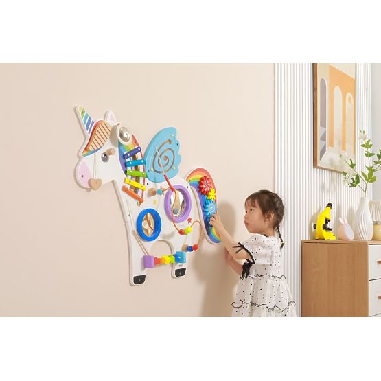Panou de perete Unicorn Curcubeu