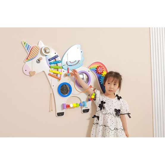 Panou de perete Unicorn Curcubeu