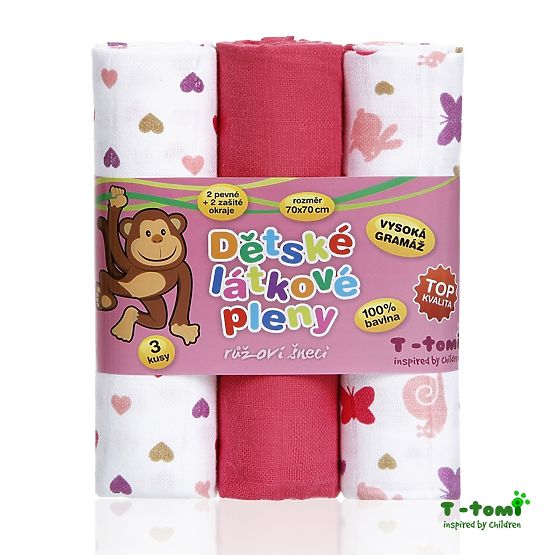 pânză Tetra scutece cu imprimate - TOP CALITATE