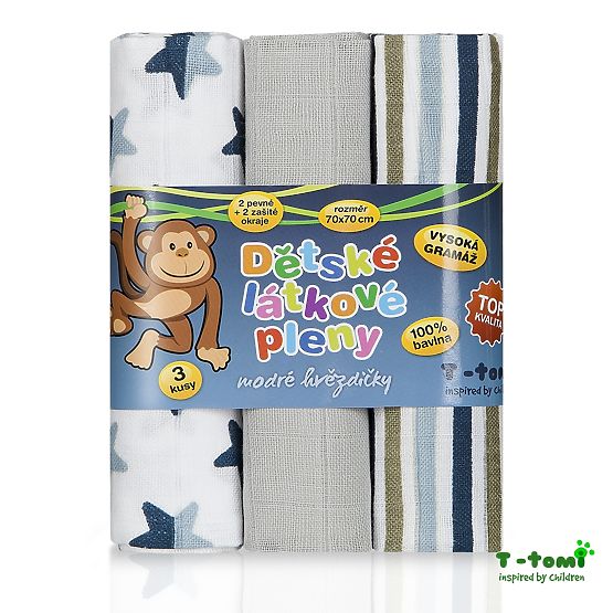 pânză Tetra scutece cu imprimate - TOP CALITATE