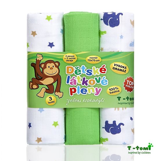 pânză Tetra scutece cu imprimate - TOP CALITATE