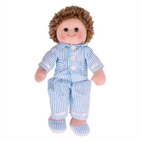 Păpușa de pânză Bigjigs Toys Arthur 34 cm