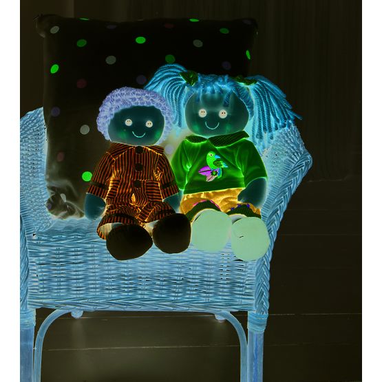 Păpușa de pânză Bigjigs Toys Arthur 34 cm