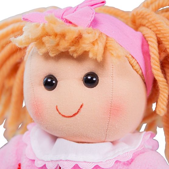 Păpușa de pânză Bigjigs Toys Kelly 34 cm