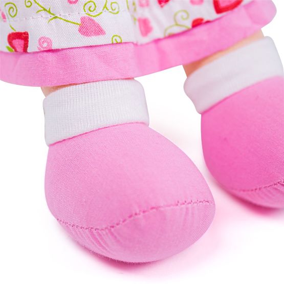 Păpușa de pânză Bigjigs Toys Kelly 34 cm