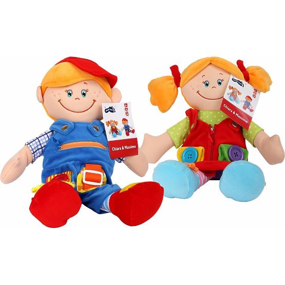 Păpuși cu închidere Klara și Marcel