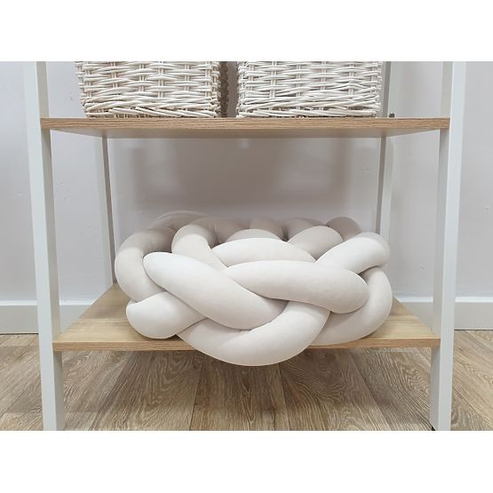 Parapet împletit 240 cm - alb