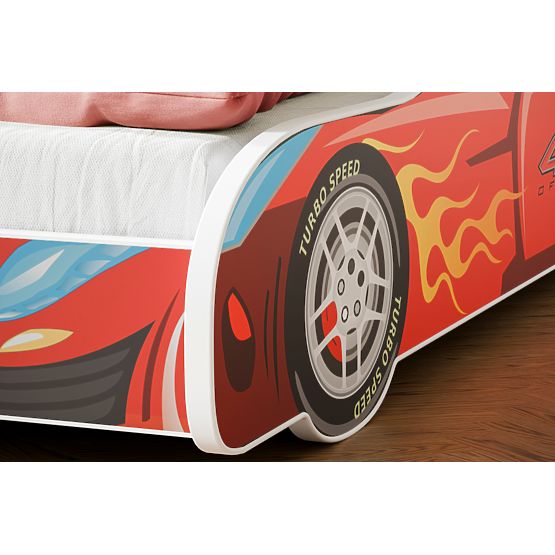 Pat auto pentru copii 4x4 140x70