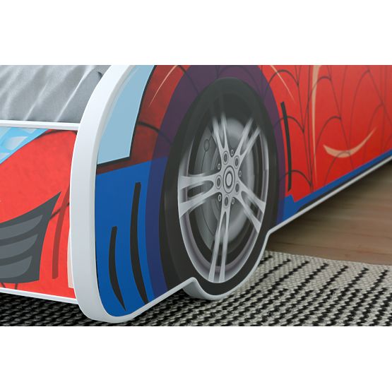 Pat auto pentru copii Spider 160x80