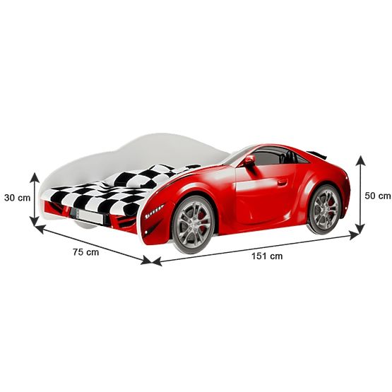 Pat tip mașină S-CAR - albastru