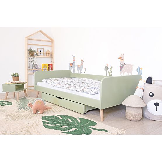 Pat de creștere Nell 2 în 1 - verde pastel