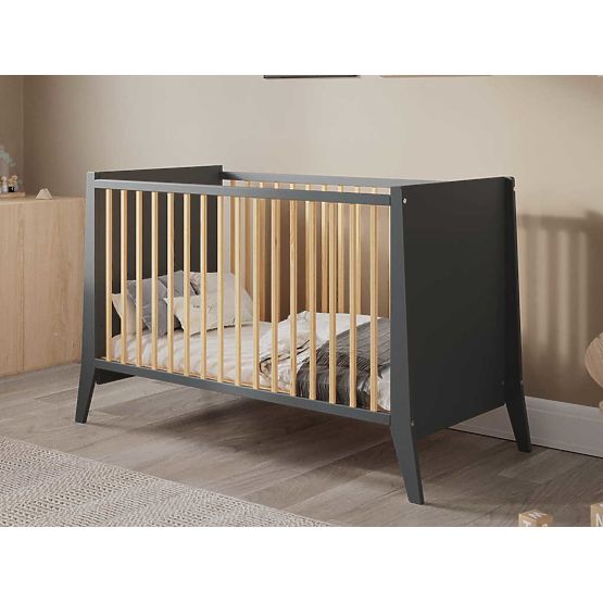Pătuț pentru copii Cosmo 120x60 - antracit
