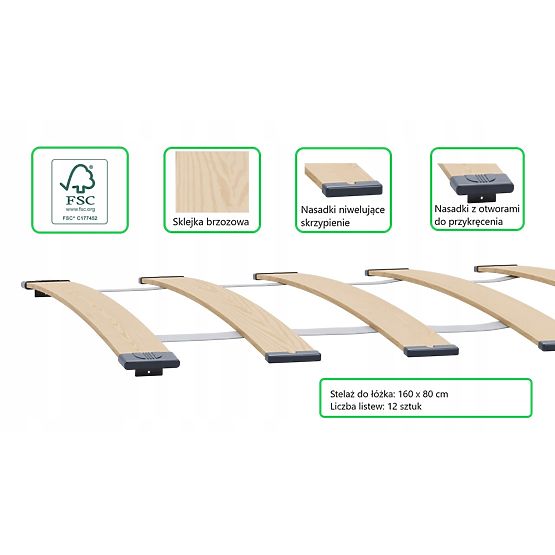 Pat de copii FORMULA roșu 160x80 cm