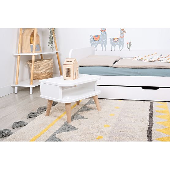 Pat de creștere Nell 2 în 1 - alb