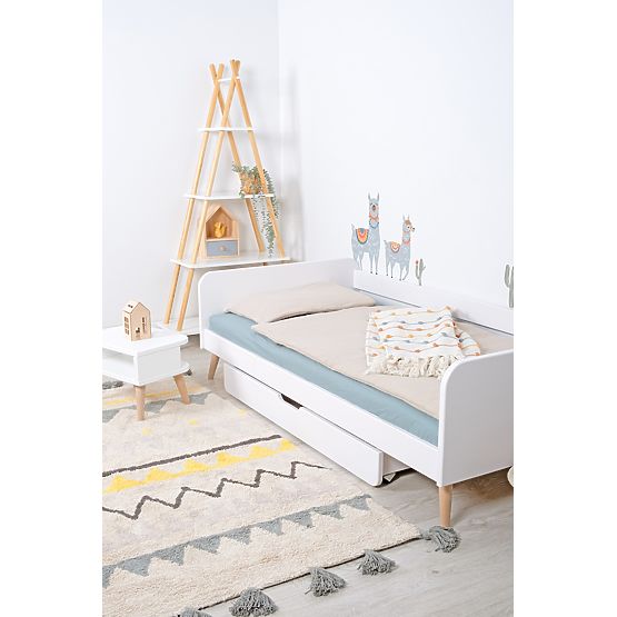 Pat de creștere Nell 2 în 1 - alb