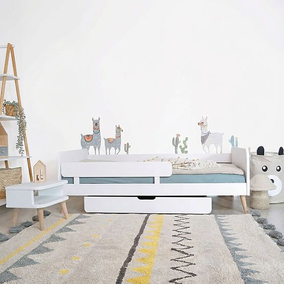 Pat de creștere Nell 2 în 1 - alb