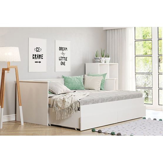 Pat de extensie HELIOS cu două sertare 200x80/200x160