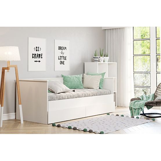 Pat de extensie HELIOS cu două sertare 200x80/200x160