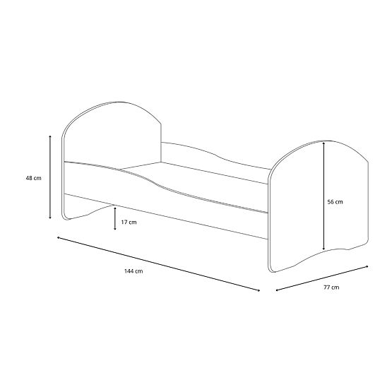 Pat de o persoană Luk140x70