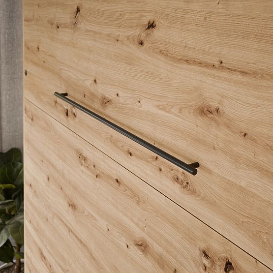 Pat de perete rabatabil KOBI VERTO 160x200 Stejar Artisan 1 buc