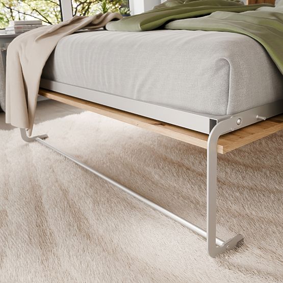 Pat de perete rabatabil KOBI VERTO 160x200 Stejar Artisan 1 buc