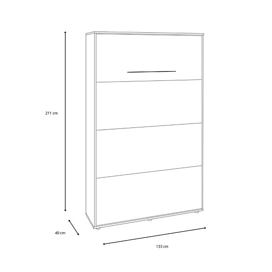 Pat de pliere KOBI VERTO 120x200 Cașmir 1 buc