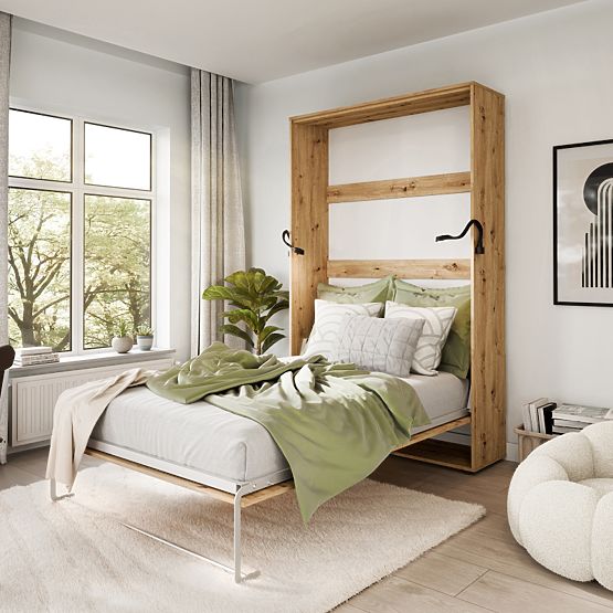 Pat de pliere KOBI VERTO 120x200 Stejar Artisan 1 buc