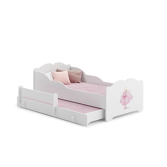 Pat dublu ANNA 160x80 Prințesă în coroană