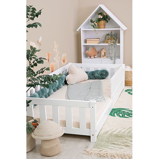 Pat pentru copii Montessori Meadow - alb
