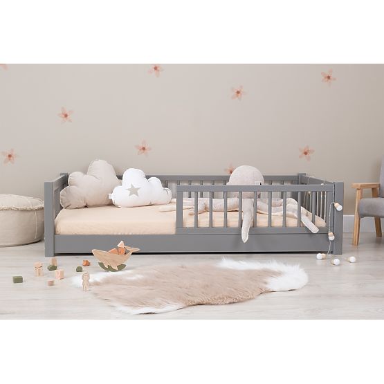 Pat de copii Montessori Ourbaby - gri