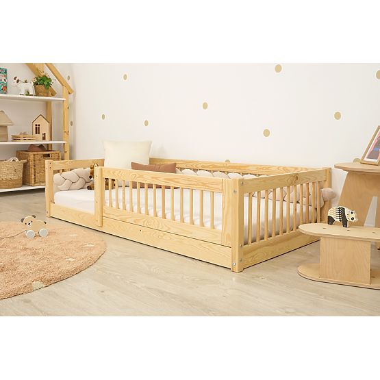 Pat de copii Montessori Ourbaby Plus - natural