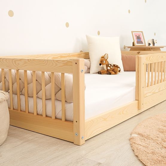 Pat de copii Montessori Ourbaby Plus - natural
