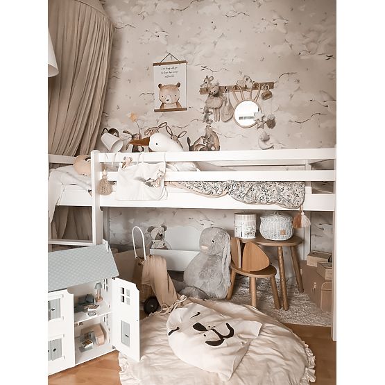 Pat pentru copii Ourbaby Modo - alb