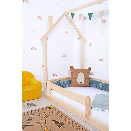 Pat Montessori pentru copii Casuta horn - naturala