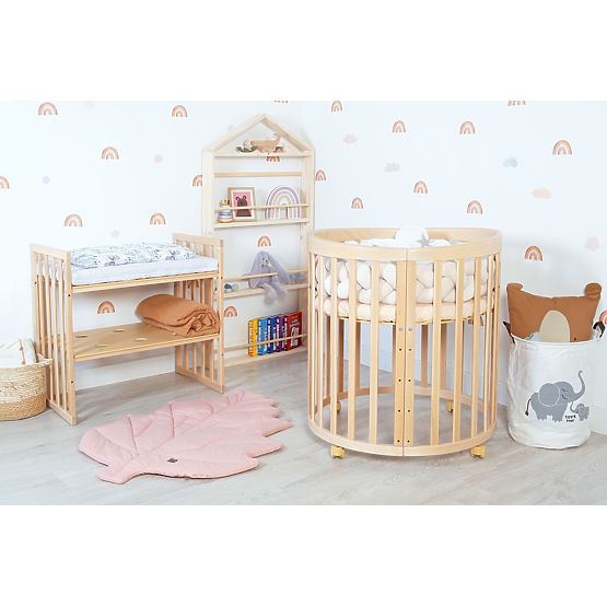 Pat oval de creștere Ruby 7 în 1 - natural