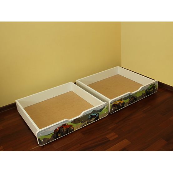 Pat pentru copii cu masini