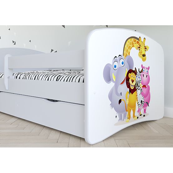 Pat pentru copii cu barieră Ourbaby - ZOO III