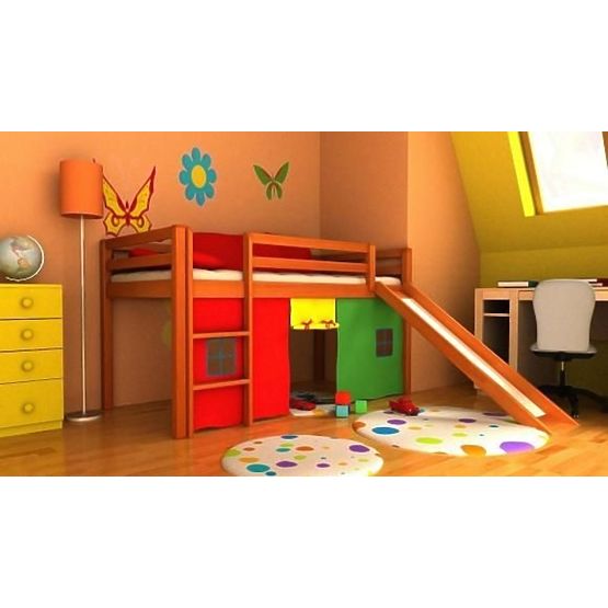 Pat pentru copii- Gabi cu tobogan