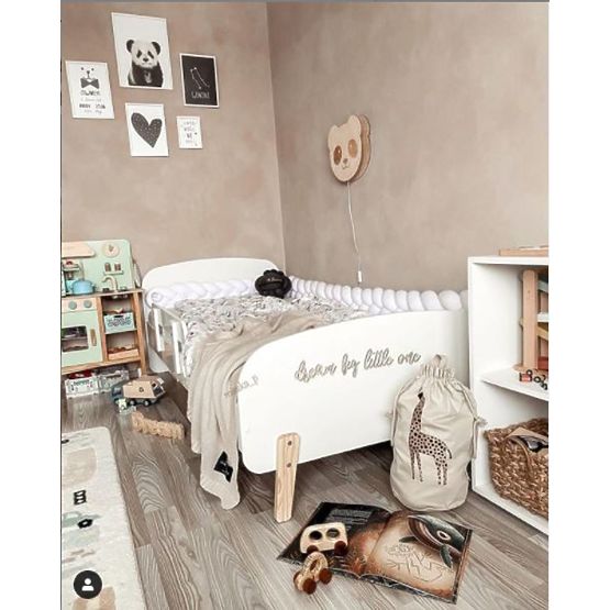 Pat pentru copii – KIDDY alb