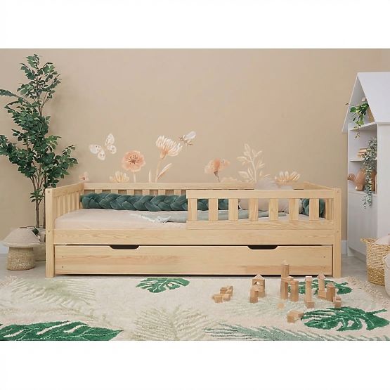 Pat pentru copii Montessori Ourbaby Meadow plus - natural