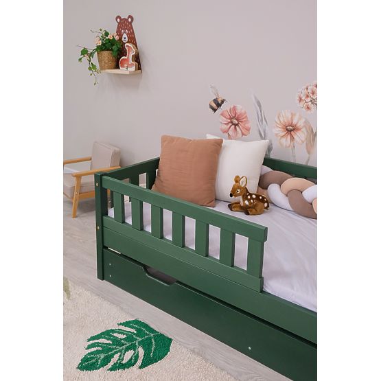 Pat pentru copii Ourbaby Meadow plus - verde