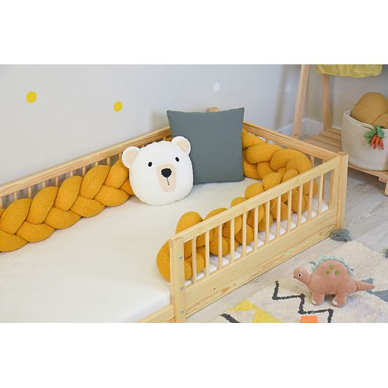 Pat pentru copii Montessori Woodie Plus - natural
