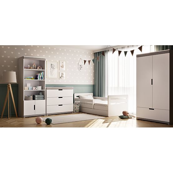 Pat pentru copii Ourbaby Tomi - alb